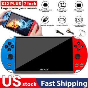 Ikaufen 7.1inch 10000+GamesVideo Game Console Handheld Retro Game Player X12 - Picture 1 of 18