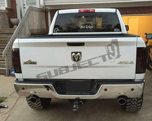 09-22 Dodge Ram 3 piezas Precorte Luz Cola Tinte Vinilo Ahumado Cubiertas $5 Reembolso Disponible - Imagen 1 de 6