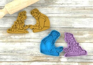 Rapunzel Eugene Tangled formine formine per biscotti cookie cutters tagliapasta - Foto 1 di 1