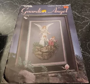 DL25 LEISURE ARTS 1993, LIBRO ÁNGEL GUARDIÁN 2 FOLLETO PATRÓN PUNTADA DE CRUZ - Imagen 1 de 2