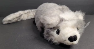The Original Scoozie Pet Furetto Grigio Animato Peluche Taglio Etichetta COSÌ COM'È - Foto 1 di 7
