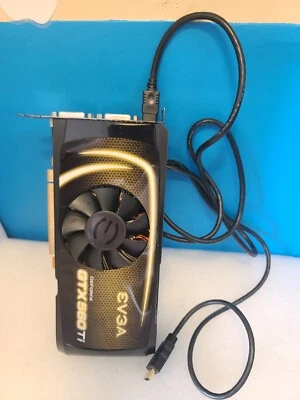 - EVGA NVIDIA GeForce GTX 560 Ti(01G-P3-1561-B6) 1GB  Graphics Card W/HDMI CABLE - Image 1 of 4