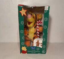 Disney Tigger 11” Animated Ornament With Box 1998 Plugs Into Lights Tested Works