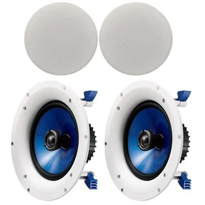 Yamaha NS-IC800 8" 2-Way 140W Coaxial In-Ceiling Speakers Slim Design (Pair) - Picture 1 of 4