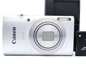 Canon IXY 200 PowerShot ELPH 185 Silver Compact Digital Camera from Japan - Picture 1 of 15