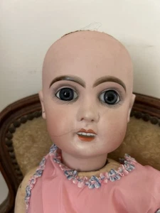JOLIE TÊTE DE POUPÉE ANCIENNE BEBE JUMEAU FÊLÉE - Bild 1 von 7