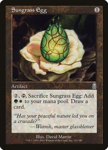 MTG Odyssey --- SUNGRASS EGG --- Uncommon! NM! Magic the Gathering! - Picture 1 of 3