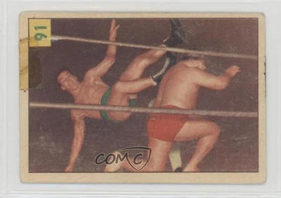 Parkhurst Wrestling 1955-56 Paul Baillargeon #91 Foto 1 de 2