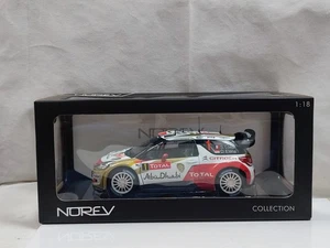 Norev 1/18 CITROEN DS3 WRC SEBASTIAN LOEB 2013 Monte Carlo Winner Abu Dhabi - Picture 1 of 8