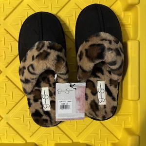 JESSICA SIMPSON Slides - Pantofole - Scarpe da Interno Memory Foam Peluche Taglia Donna 8/9 L - Foto 1 di 2