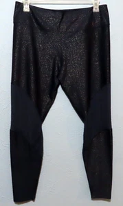 Nike Women's 2XL Leggings Blue Sparkle Sheer Knee Panels - Picture 1 of 8