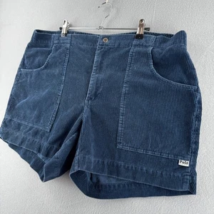 Vintage Polo Ralph Lauren Shorts Mens 36 (FITS 39 Waist) Blue Corduroy Surf 90s - Picture 1 of 16