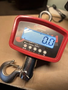 OPTIMA OP-924 Kranwaage mit LCD-BILDSCHIRM (3000 x 0,5 lb) - Bild 1 von 4