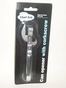 Chef Aid Stab in Can Crown Bottle Cork Screw Opener W2144/B - Picture 1 of 1