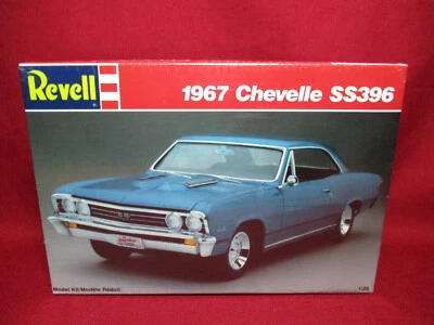 1967 Chevy Chevelle SS396 '67 Vintage 1989 Revell-Monogram 1:25 Scale Model Kit - Image 1 of 4