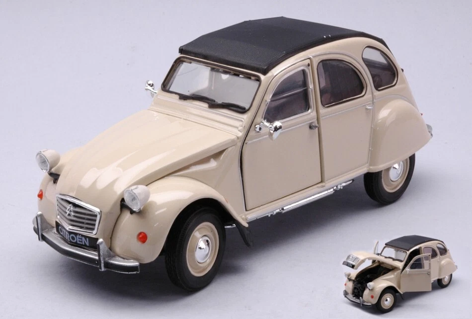 Welly CITROEN 2 CV 1982 CREAM 1:24 - Immagine 1 di 1