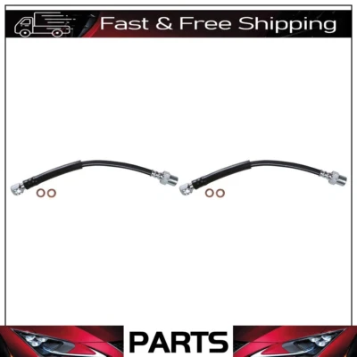 2x Brake Hose Line Front For GMC S15 Jimmy 2.8L RWD 1983-1989 - Image 1 of 3