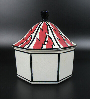 Villeroy & Boch Keramik Dose Deckeldose Art Deco Ära 20er Jahre Pottery Box • 215.54€