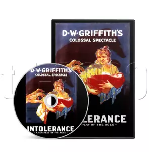 Intolerance (1916) D.W. Griffith, Lillian Gish, Drama, History Movie on DVD - Imagen 1 de 1