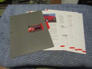 1990 CHEVROLET CAMARO DEALER ALBUM SALESMANS REFERENCE BROCHURE SHEETS SET - Picture 1 of 3