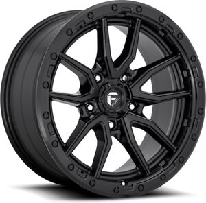 Alloy Wheels 18" Fuel Rebel D679 Black Matt For Nissan Titan [Mk1] 03-16
