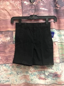 NEW George Boys School Uniforms Black Shorts Sz 4 Youth - Picture 1 of 6