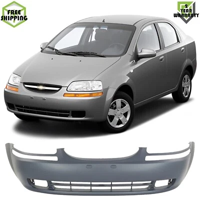 Front Bumper Cover Primed Plastic For 2004-2006 Chevrolet Aveo Foto 1 de 4