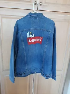 Levis Trucker Jacket Peanuts Mens New 2xl - Picture 1 of 5