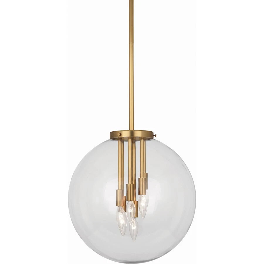 Robert Abbey Zoltar 6 Light Pendant, Antique Brass - 2433 - Image 1 of 1