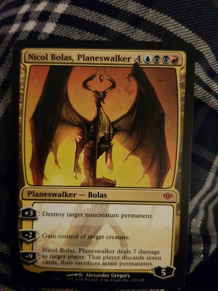 1x MTG Magic The Gathering TCG Nicol Bolas Rare  - Planeswalker Worldwake - Image 1 of 1