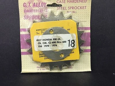 Piñón delantero 18 dientes Honda CB 750 F 1975-1976 517 Foto 1 de 4