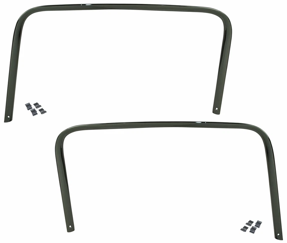 1955 1956 1957 1958 1959 CHEVROLET TRUCK INNER DOOR FRAME GARNISH MOULDING SET - Image 1 of 1