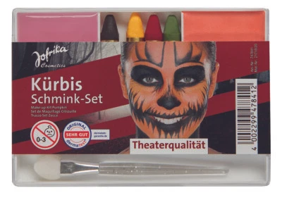 Jofrika Cosmetics 747841 - Schmink-Set Kürbis, Applikator Schminke Stifte