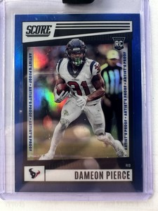 Dameon Pierce 2022 Score Artist Proof Blue Rookie  /35 #345