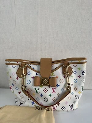 LOUIS VUITTON Monogram Multicolor Annie Tote Bag White  - Image 1 of 4