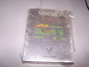 Visicorp Visicalc para Apple IIe 128K en discos 5,25 - Nuevo stock antiguo - Imagen 1 de 3