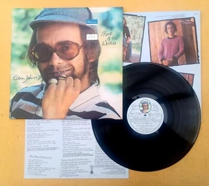 ELTON JOHN " ROCK OF THE WESTIES " SUPERB ORIG UK DJM LP + INNER & INSERT pg - Imagen 1 de 11