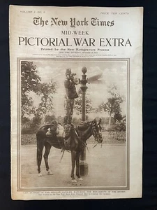 1914 Oct 15 Mid-Week Pictorial New York Times WWI RHEIMS IN RUINS Vol 1 No 6 - Picture 1 of 8