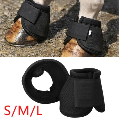 1 Paar Classic Horse Hufglocke No Turn Waschbar Overreach für Reitausrüstung - Bild 1 von 4