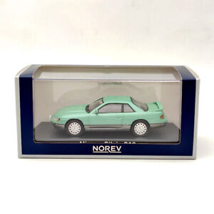 Norev 1:43 Nissan Silvia S13 1988 Light Green Metallic Diecast Miniature Models