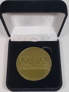 Divertido Desafío Moneda Retiro Regalo Para Policía Bombero Militar Tú Chupas - Imagen 1 de 3