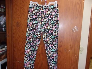 NUEVO DAMA SIN LÍMITES NEGRO con ESTAMPADO MULYI COLOR PULL-ON LEGGINGS DE TOBILLO - Imagen 1 de 4