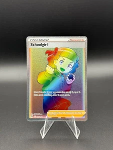 Pokemon - Fusion Strike - Schulmädchen - Rainbow Secret Rare - 277/264 NM - Bild 1 von 2