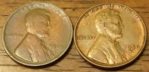 1919 1950s LINCOLN WHEAT CENT PENNY NICE TONING Good to Extremely Fine  - Picture 1 of 12
