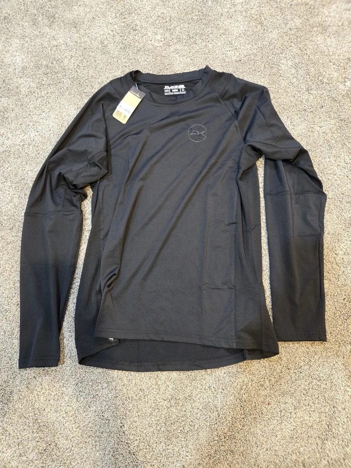 Camiseta Dakine preta Vectra masculina manga longa média - Imagem 1 de 4