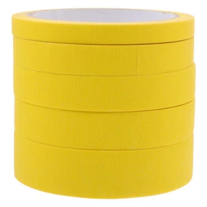 5 Rolls Automotive Refinish Masking Tape Auto Body Paint Tape Car Painter Tape - Picture 1 of 12