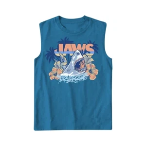 BOY'S JAWS BRAND JAWS SUMMER TANK TOP SHIRT SIZE 4/5 6/7 8 10/12 14/16 18 NEW - Picture 1 of 1