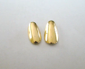 2/$18 QUALITÄT LEBENSLANG 14KT VERGOLDET SCHLICHT MED/LGE WIEDERVERWENDBAR MESSING FINGERNÄGEL - Bild 1 von 1