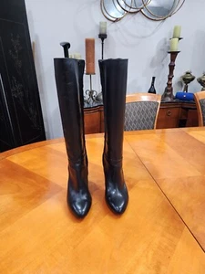 Lord & Taylor Leather & Suede Knee High Boots Size 11 - Picture 1 of 6