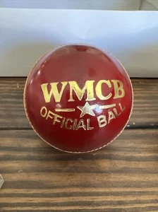 Cricket Leather A Grade Handstitched RED Official Balls (3) Made In Pakistan - Picture 1 of 4
